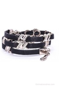 TGF Girls, Women Party, Casual, Evening Black Artificial Leather Belt(BLACK)